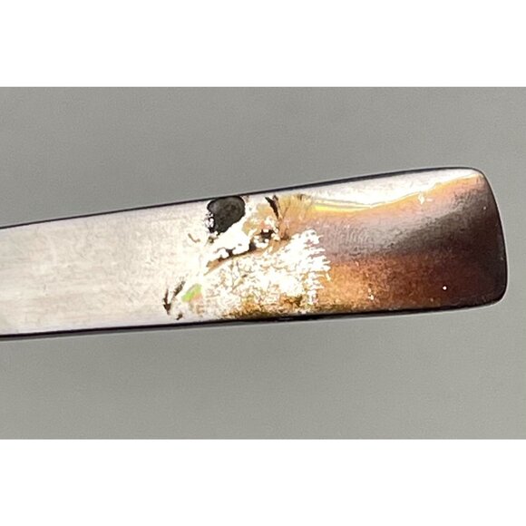 1974 Oxford Hall Florentine Hall Stainless 8.5" Solid Smooth Casserole Spoon - Picture 5 of 5